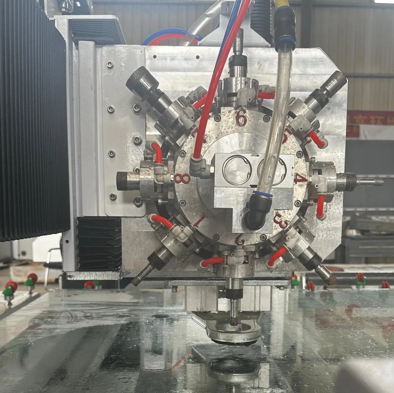 Машина для обработки стекла Zxlb CNC: комбинированный фрезер и сверло 5