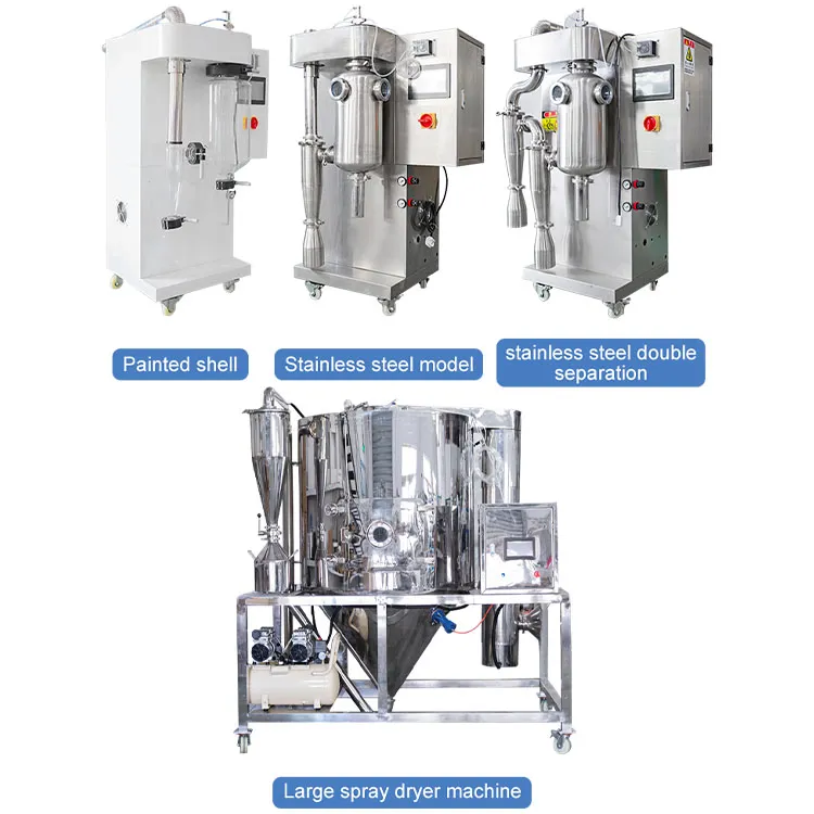 Мини-сушилка для керамики с распылением томатного порошка 4