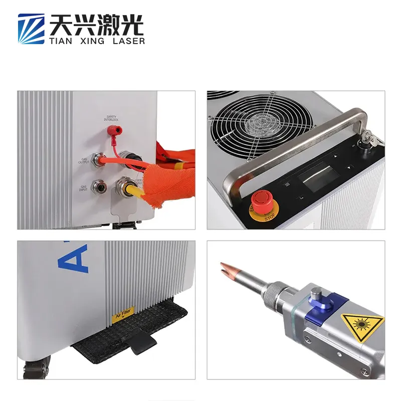 Портативная ручная волоконно-лазерная сварочная машина с воздушным охлаждением 6