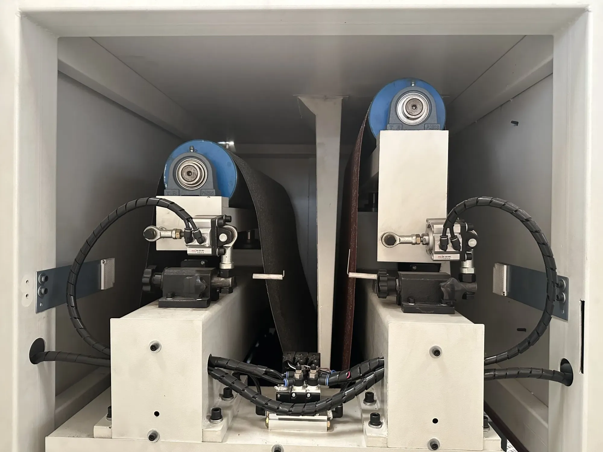 Широкопроходный шлифовальный станок для отделки поверхности МДФ шкафов RRP1000 4