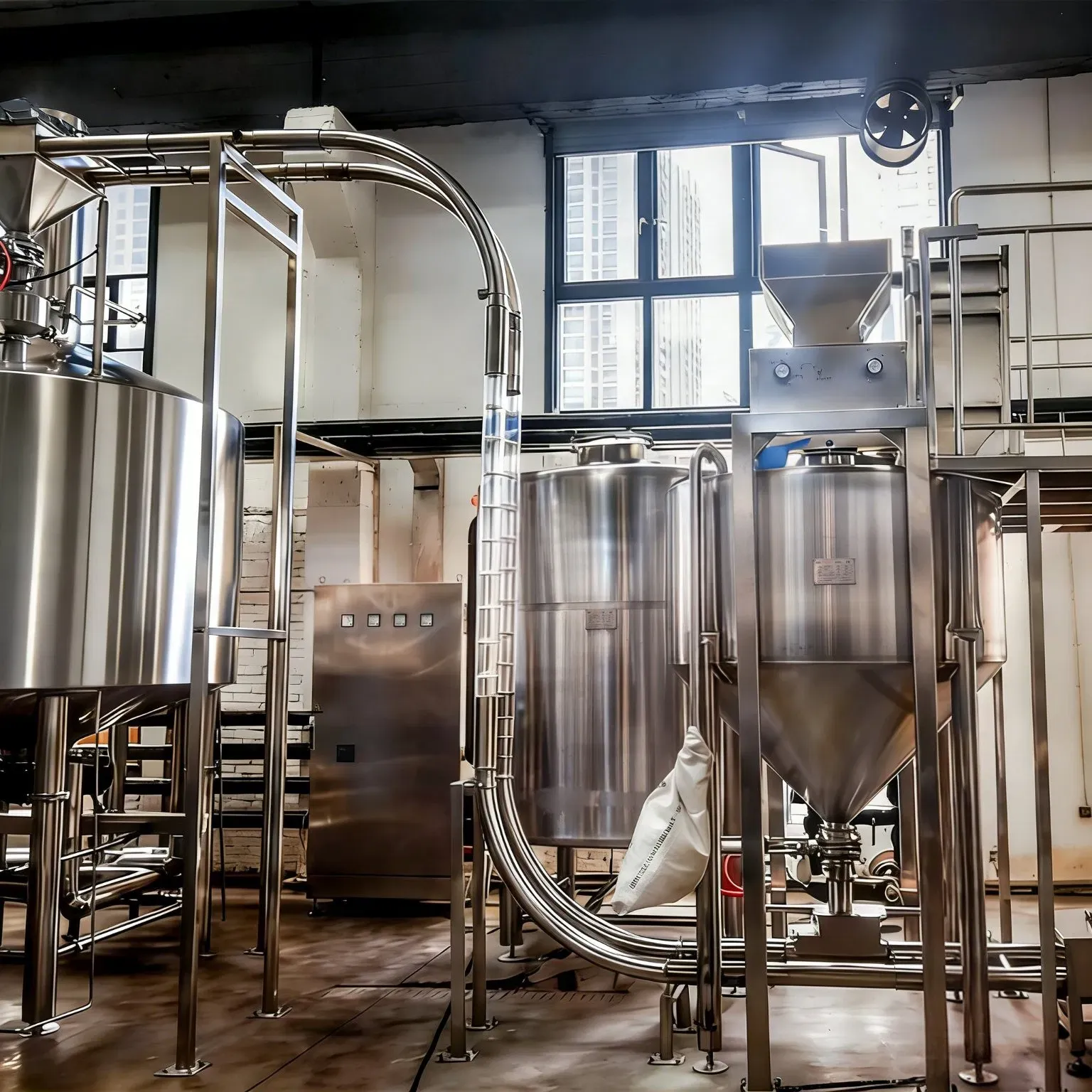 100L 300L 500L 800L Комплект для пивоварения Система затирания Готовый проект для крафтового пива Мини пивоваренная машина 4