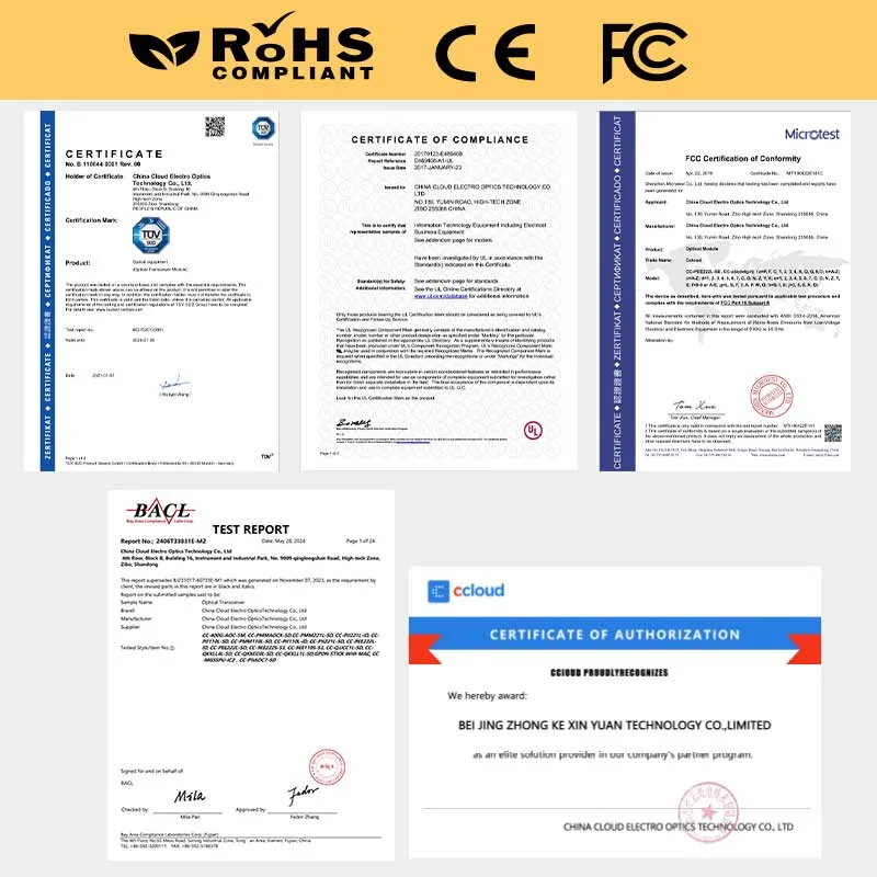 Оптический трансиверный модуль SFP+ 10GB/S 80km CC-PIII348L-xD/CC-PIII438L-xD 6