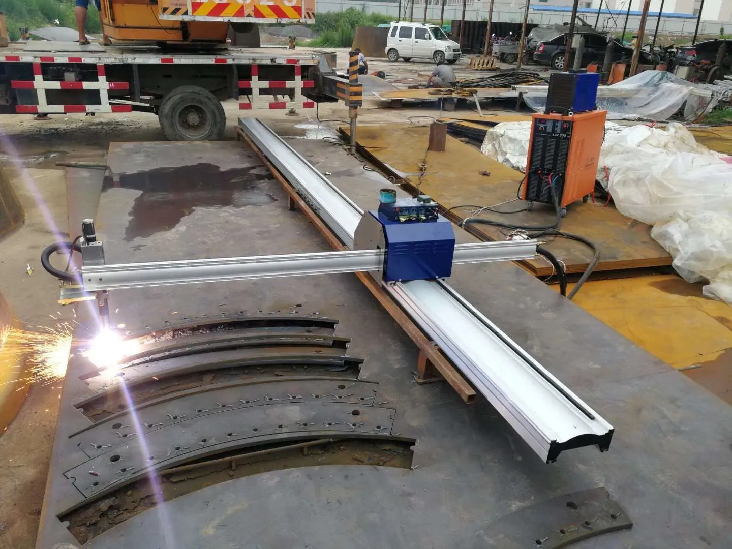 Портативный плазменный резак 1530мм для рабочего пространства 6