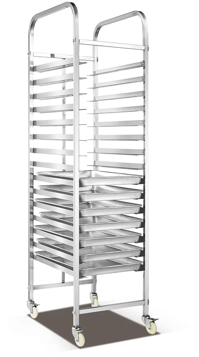 15-слойная стойка для хлеба из нержавеющей стали