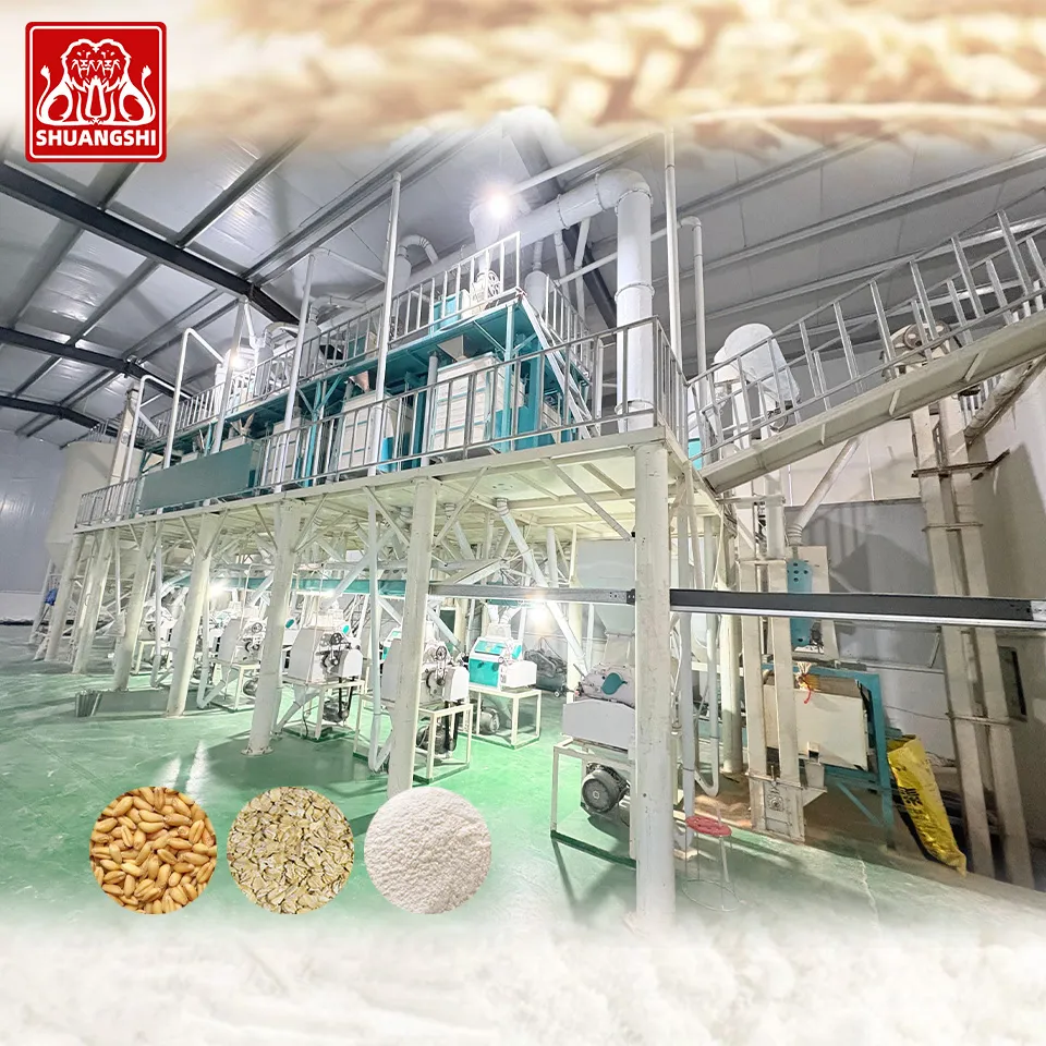 Автоматический завод по производству пшеничной муки 20 тонн в день