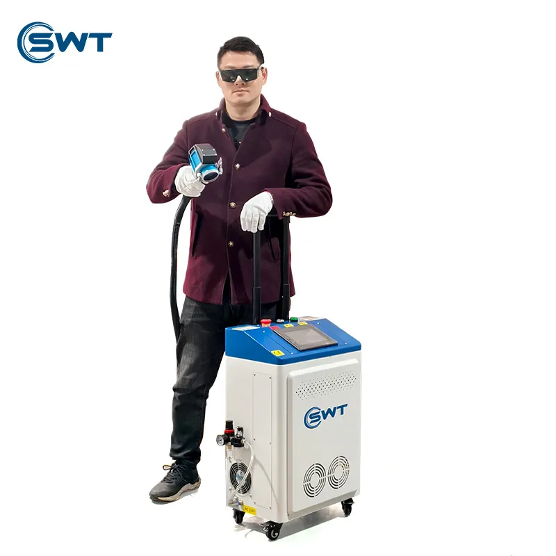 Профессиональный лазерный очиститель для удаления краски и ржавчины с металла 2