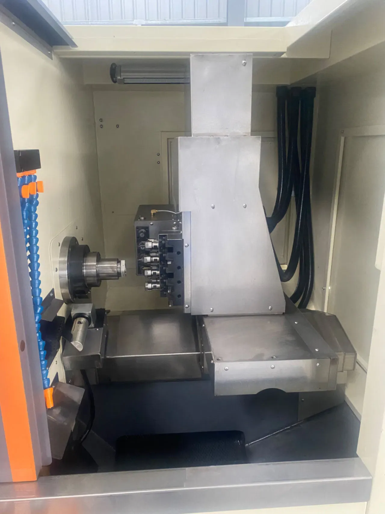 2023 Горизонтальный инструментальный станок Bysk Ck32A3-S ЧПУ токарный станок с осью Y 5