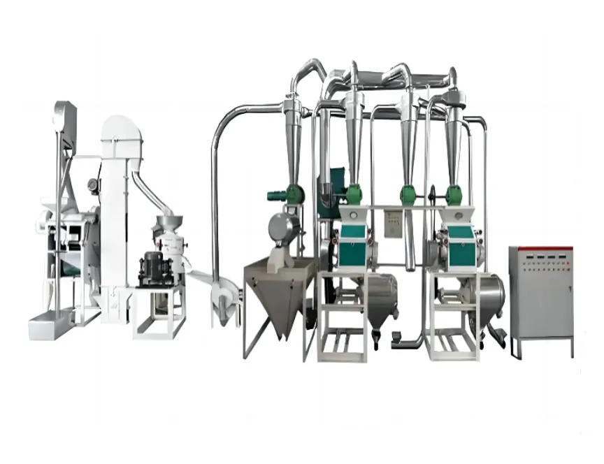 Автоматический мини-завод мукомольной машины для кукурузы и пшеницы 3