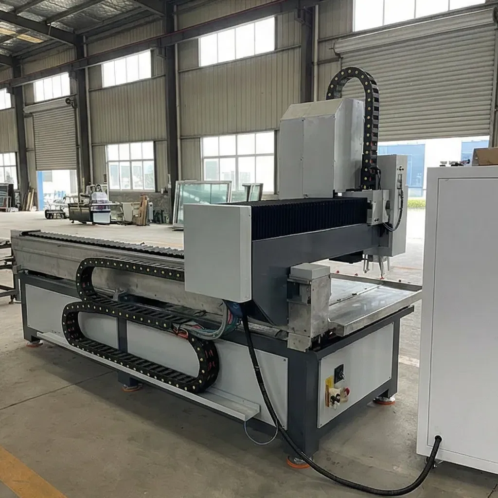 Профессиональная машина для сверления и фрезерования стекла для душевого стекла 6