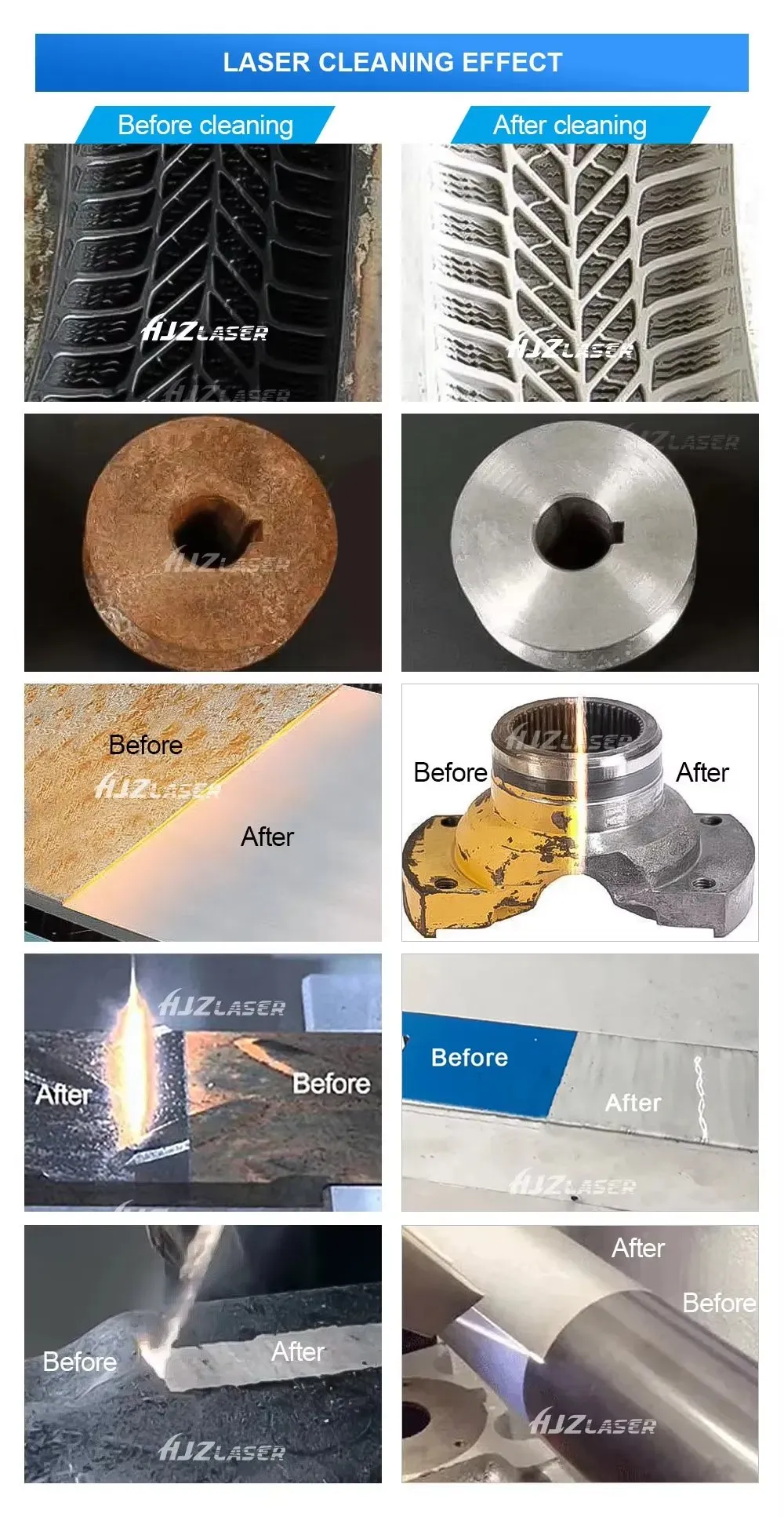 Лазерная очистка 300 500 Вт, машина для лазерной очистки 5