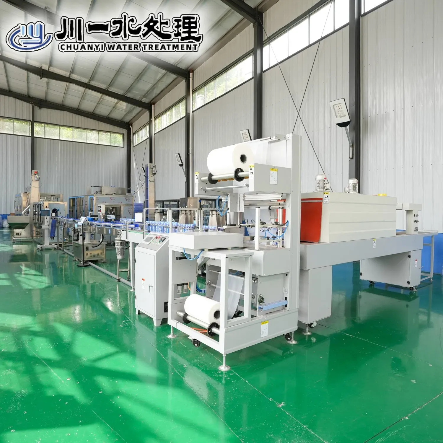 Автоматическая линия розлива чистой минеральной воды 3000 бутылок в час