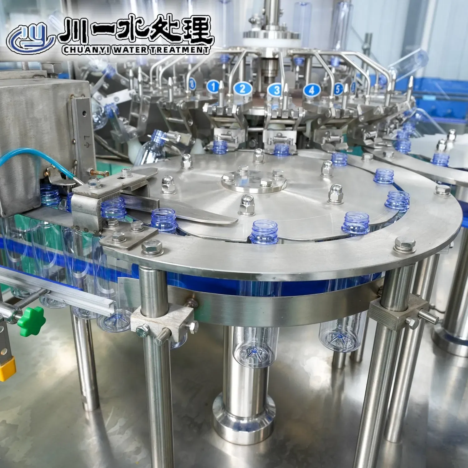 Автоматическая линия розлива бутылок с водой CY8-8-3 4