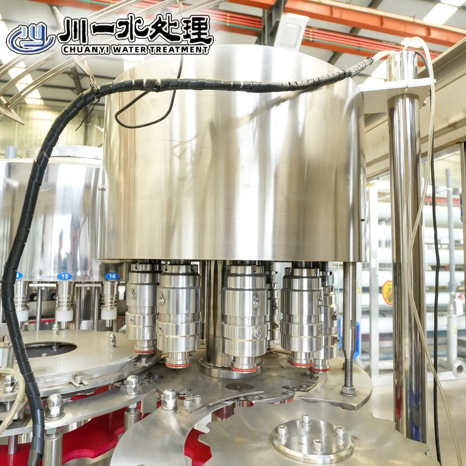 3000 бутылок в час 3-в-1 Машина для розлива бутилированной воды 3