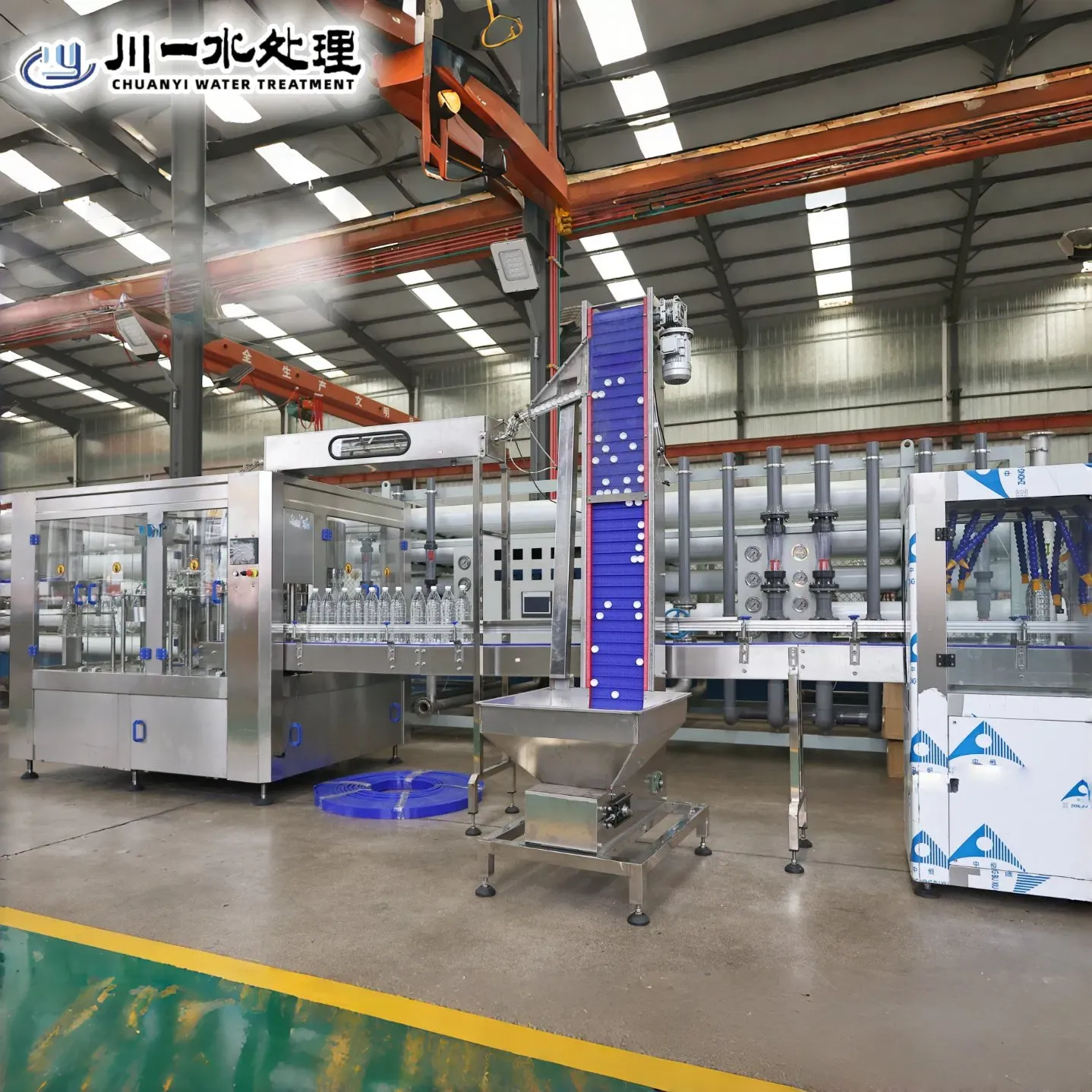 3000 бутылок в час ПЭТ бутылка чистая минеральная питьевая 3-в-1 линия розлива воды машина