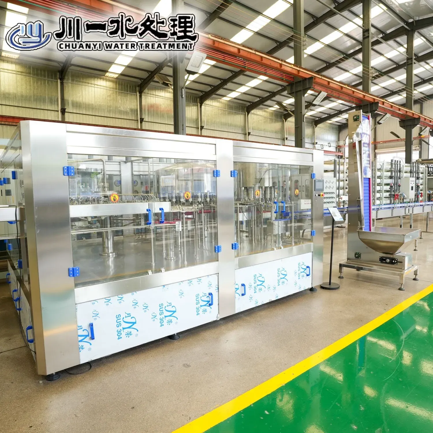 3000 бутылок в час ПЭТ бутылка чистая минеральная питьевая 3-в-1 линия розлива воды машина 2