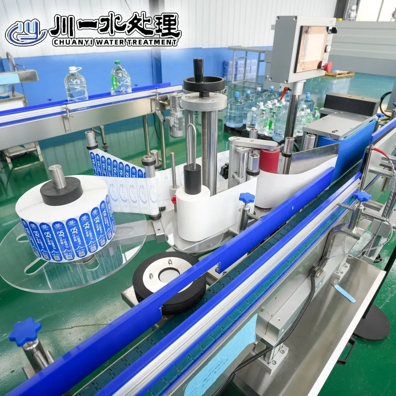 Автоматическая линия розлива воды в пластиковые бутылки 3000 бф/ч 6