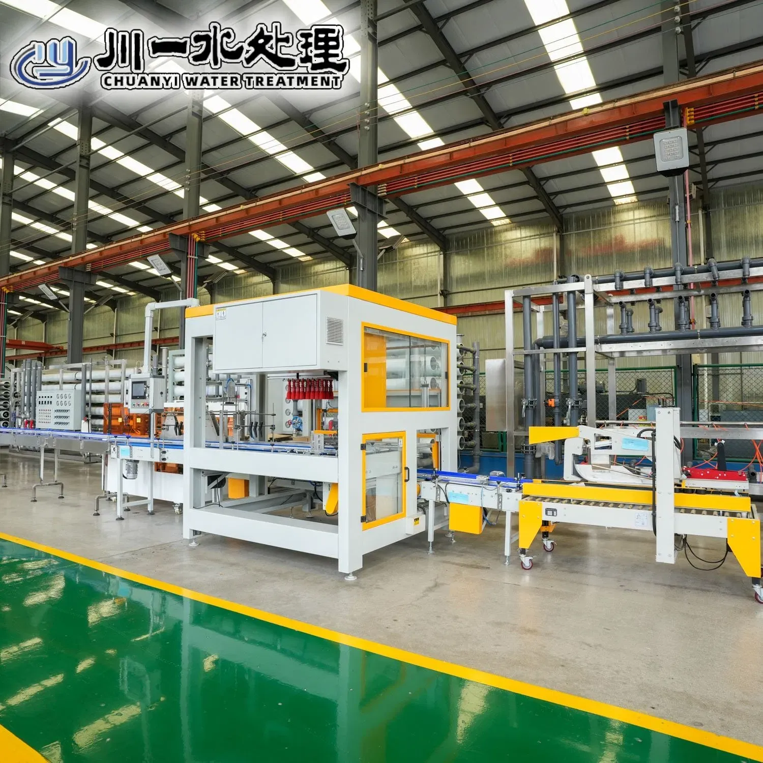 Автоматическая линия розлива воды в пластиковые бутылки 3000 бф/ч 2