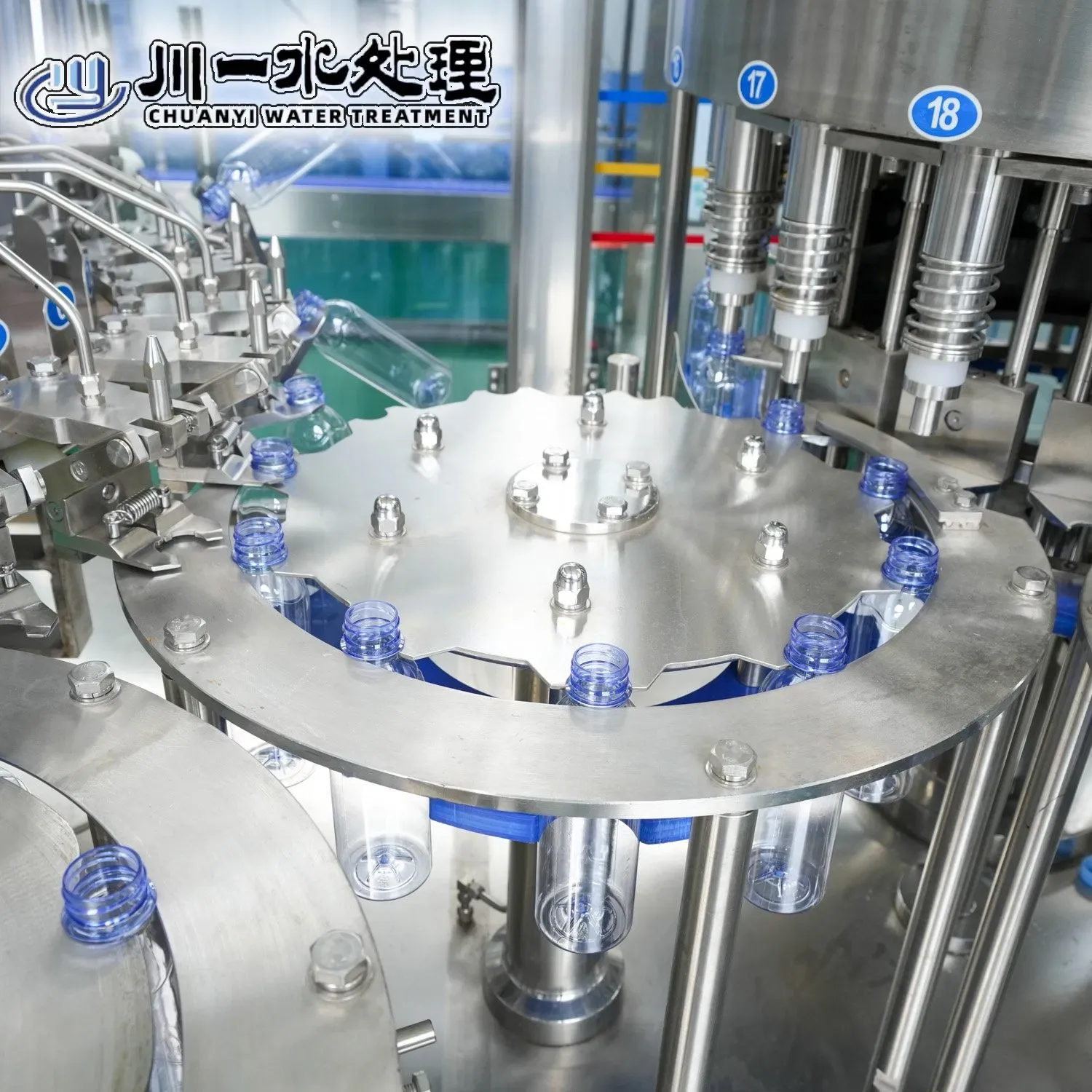 Машина для розлива воды в пластиковые бутылки 3000 бф/ч 5