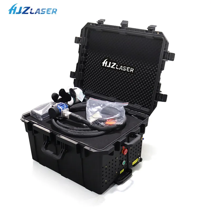 Профессиональная лазерная очистка для удаления краски с дерева, стен и граффити 4