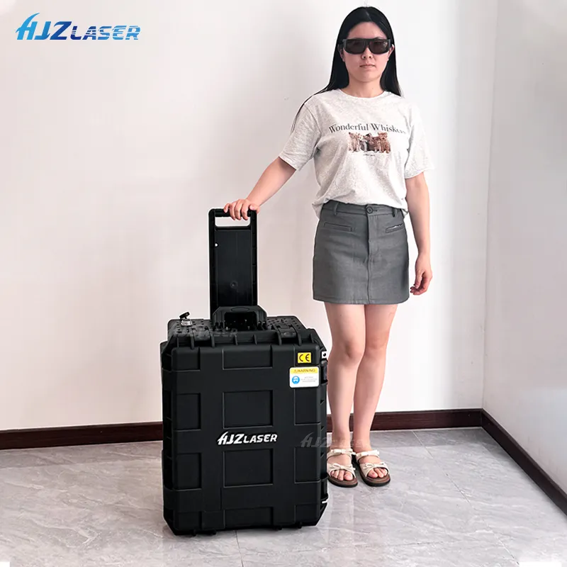 Профессиональная лазерная очистка для удаления краски с дерева, стен и граффити 2