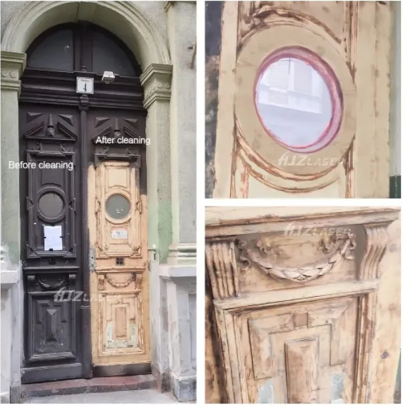 Профессиональная лазерная очистка 300W/500W для удаления краски с дерева и колесных дисков 5