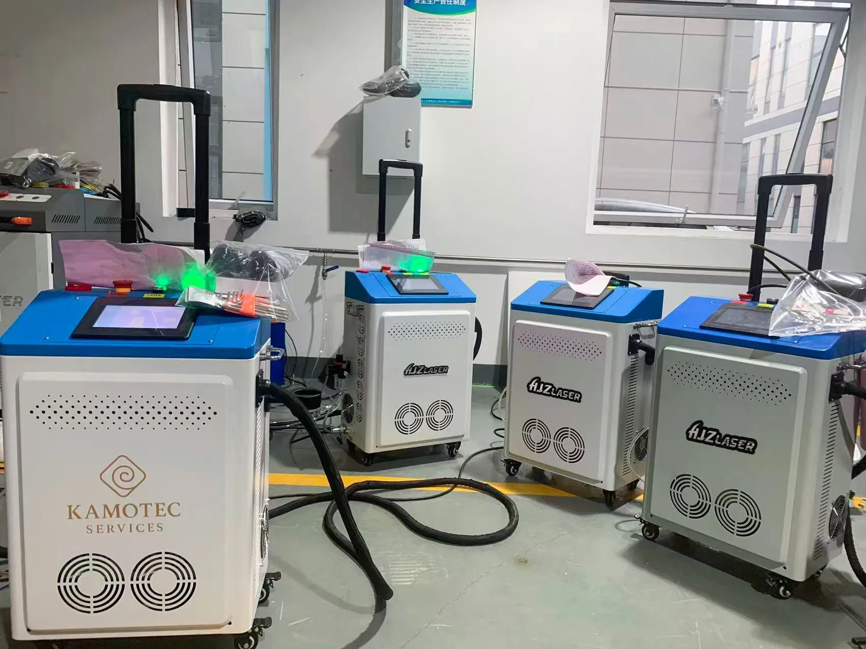 Профессиональная лазерная очистка 300W/500W для удаления краски с дерева и колесных дисков