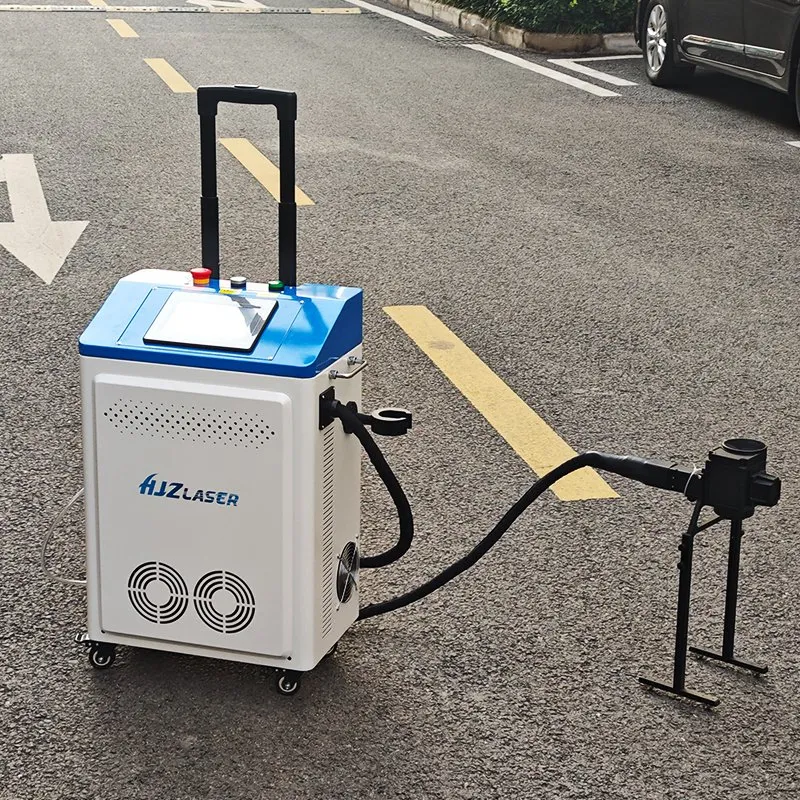 Профессиональная лазерная очистка 300W/500W для удаления краски с дерева и колесных дисков 3