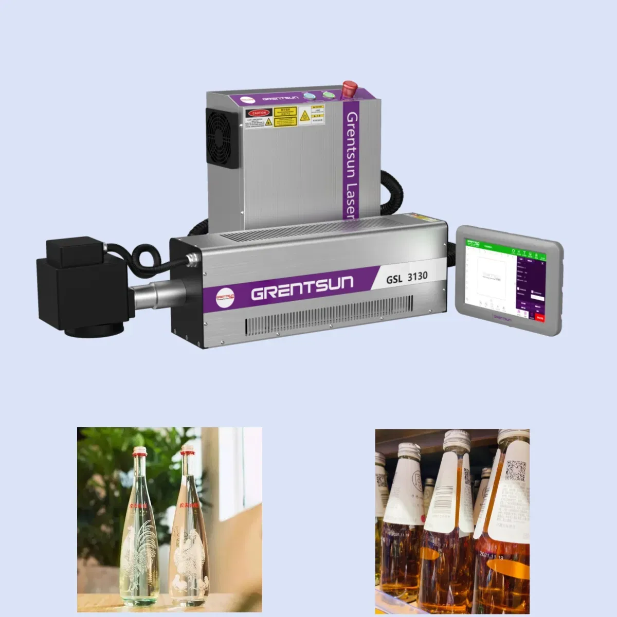 Профессиональная лазерная маркировка вина и безалкогольных напитков