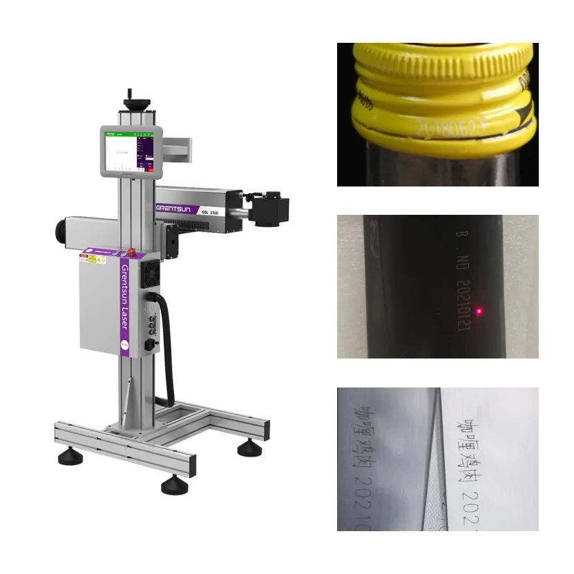 Профессиональная CO2 лазерная маркировочная машина для пластиковых пакетов и бумажных ярлыков