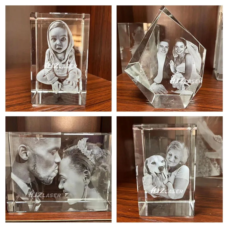 3D Лазерная машина для гравировки кристаллов и стекла 6