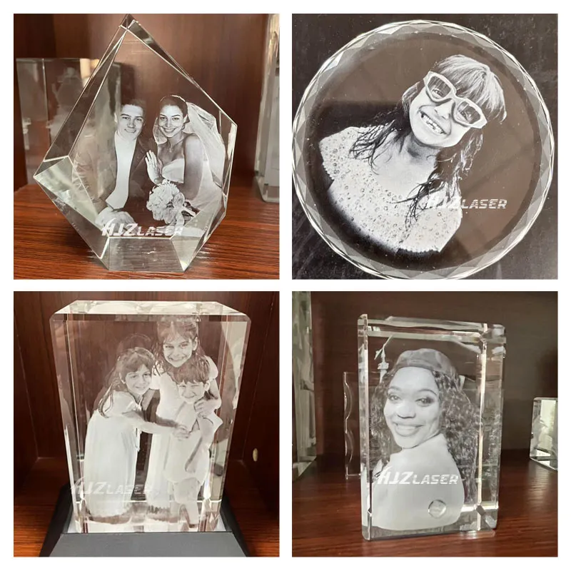 3D Лазерная машина для гравировки кристаллов и стекла 5