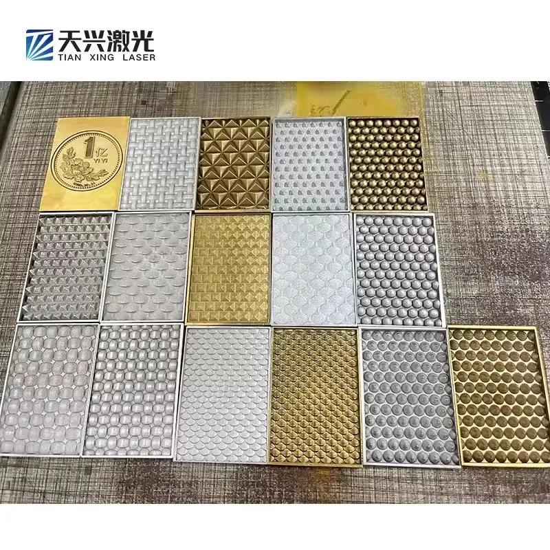 3D Лазерная маркировочная машина для рельефной обработки металлических табличек 2