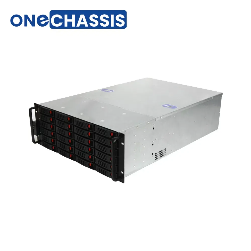 Корпус сервера 4U на 24 диска с горячей заменой, монтаж в стойку, RAID 2