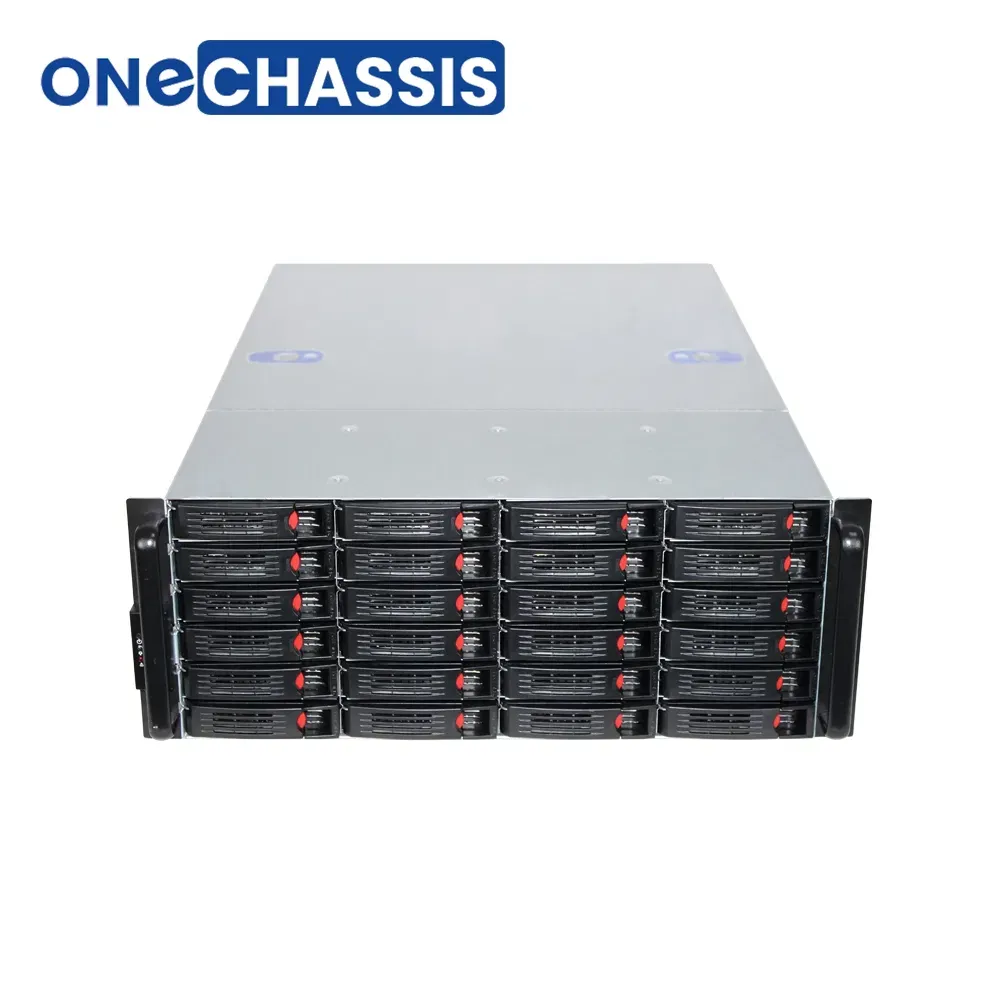 Корпус сервера 4U на 24 диска с горячей заменой, монтаж в стойку, RAID