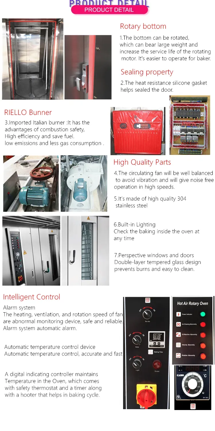 Промышленная ротационная духовка для пекарен 3