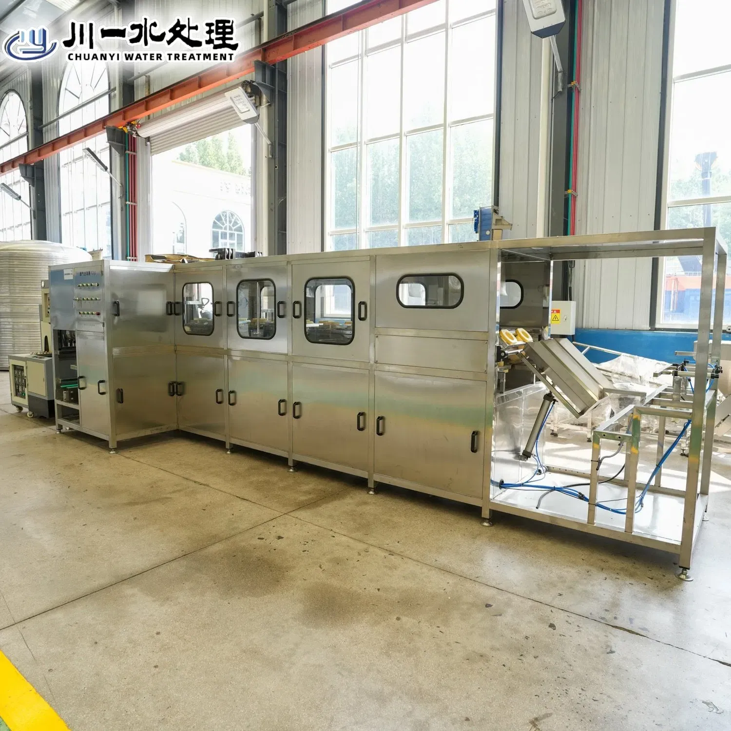 Автоматическая линия розлива воды в бочках CY-300