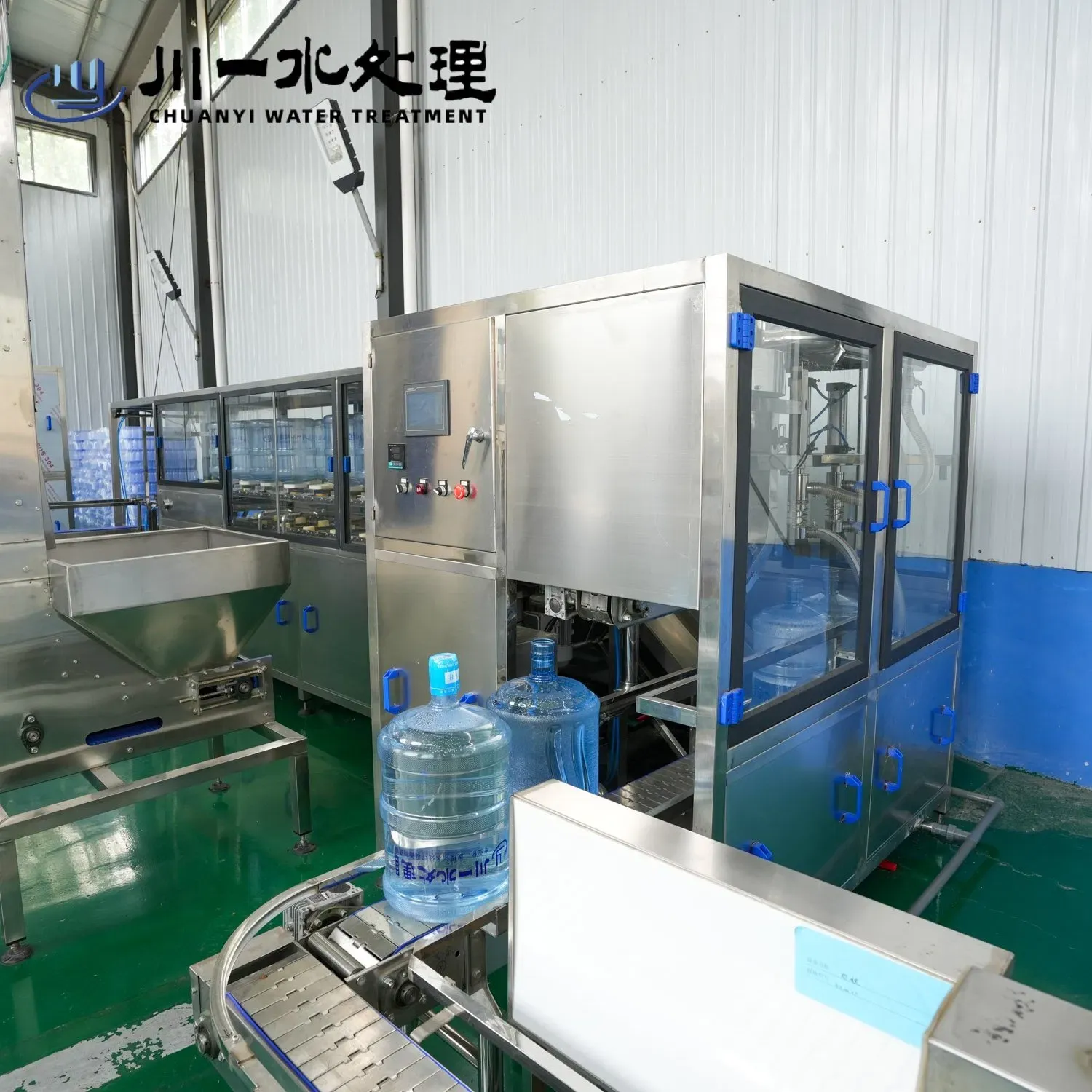 Автоматическая линия розлива воды в бочках CY-300 2