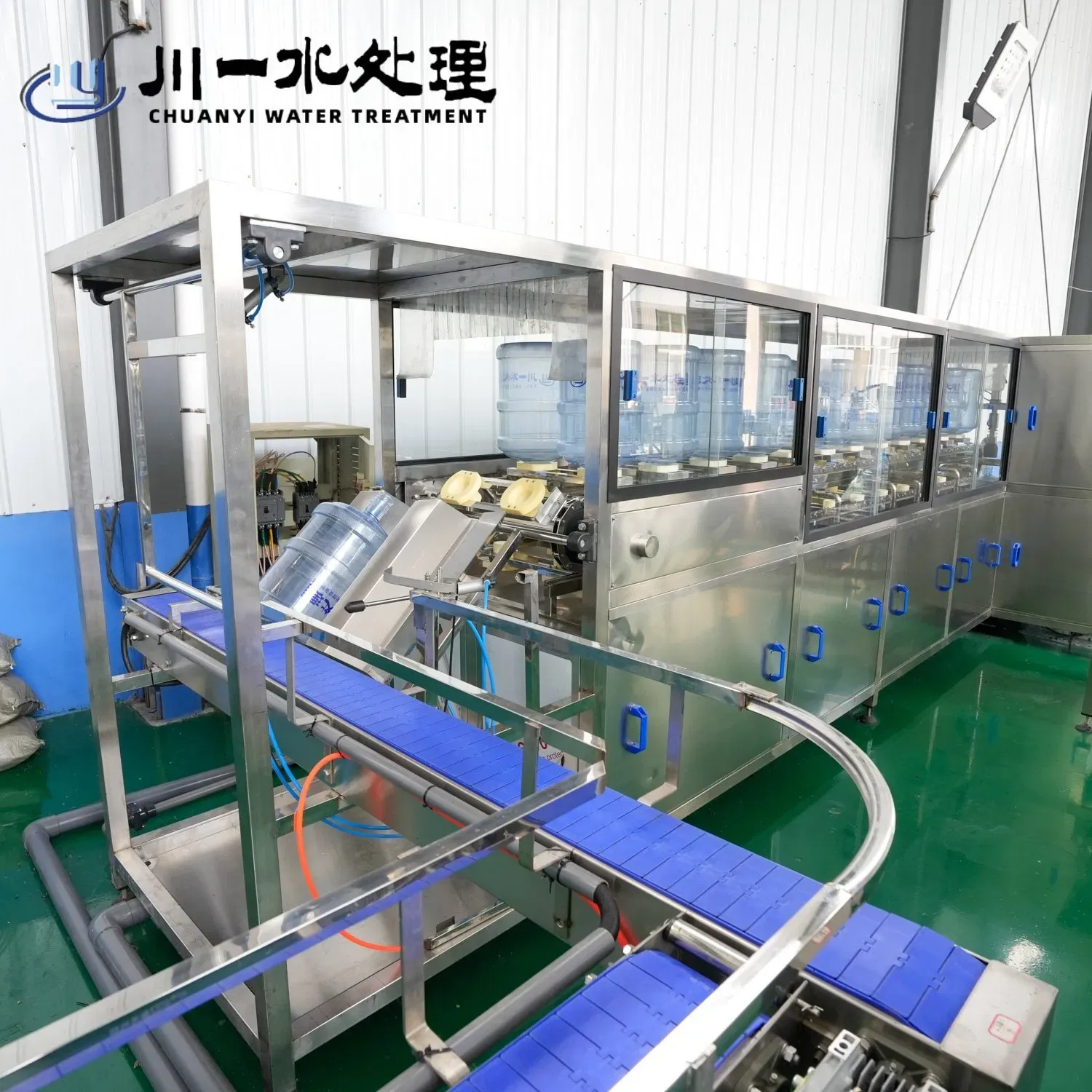 Автоматическая линия розлива воды в бочках CY-300 3