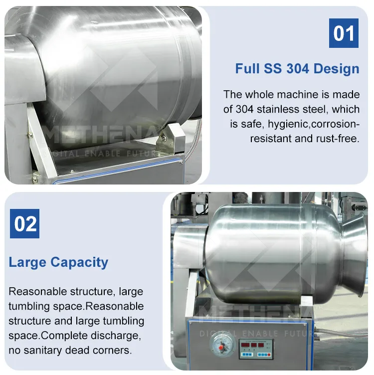 Профессиональная машина для маринования мяса с вакуумным маринатором 5