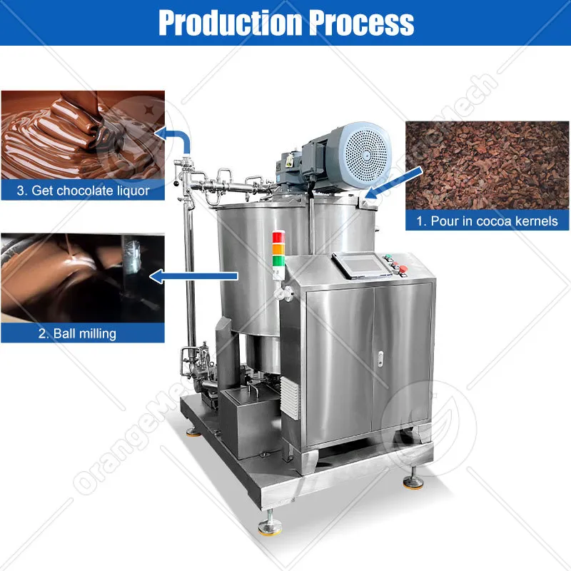 Профессиональная шоколадная мельница 500L 4
