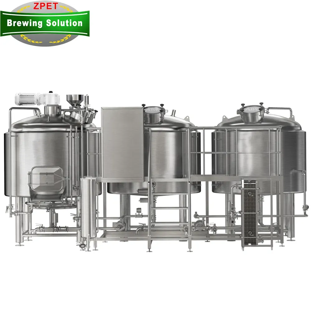 500litre 1000litre Машина для обработки пива из нержавеющей стали Оборудование для варки крафтового пива 5