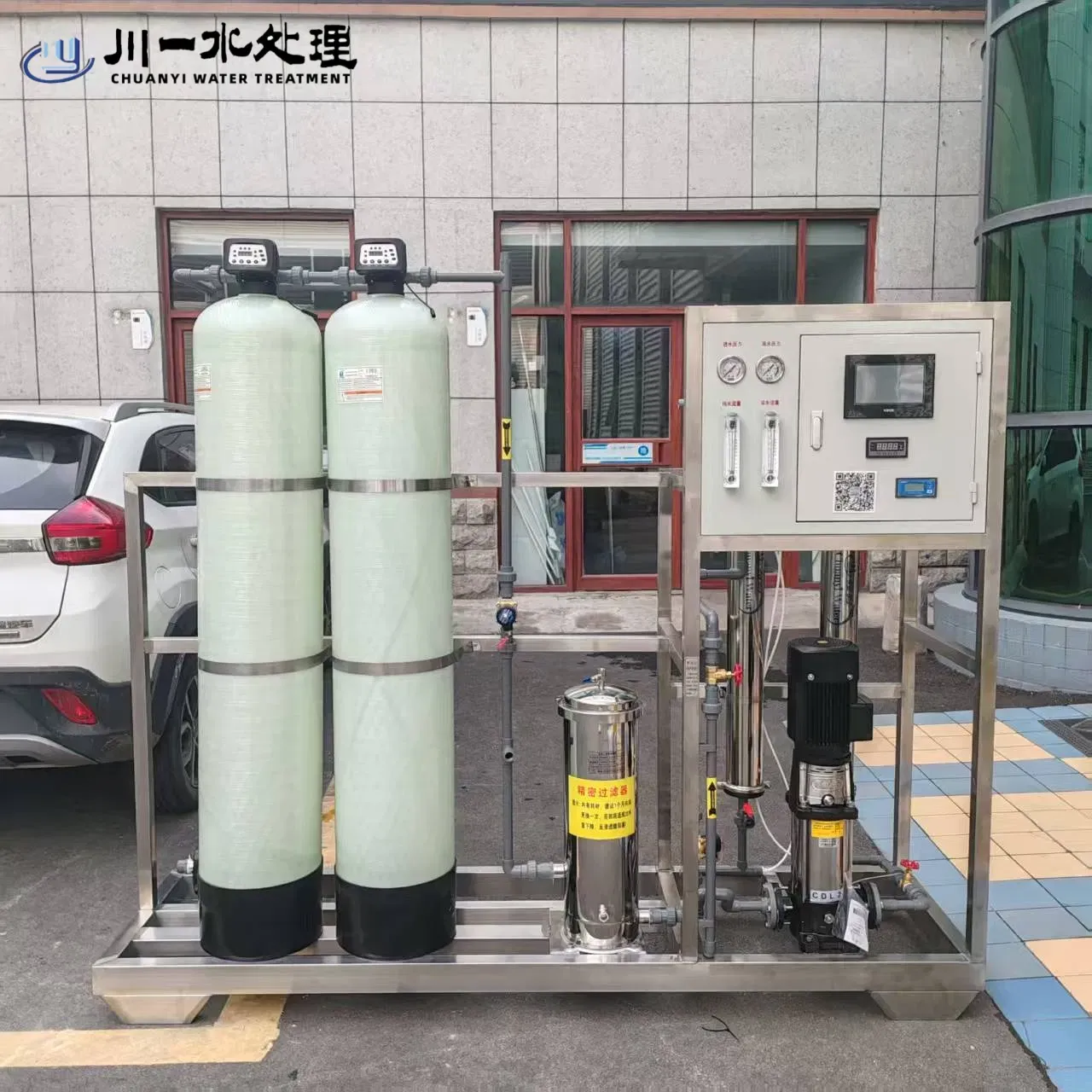 Система очистки воды 500LPH с обратным осмосом для отелей 5