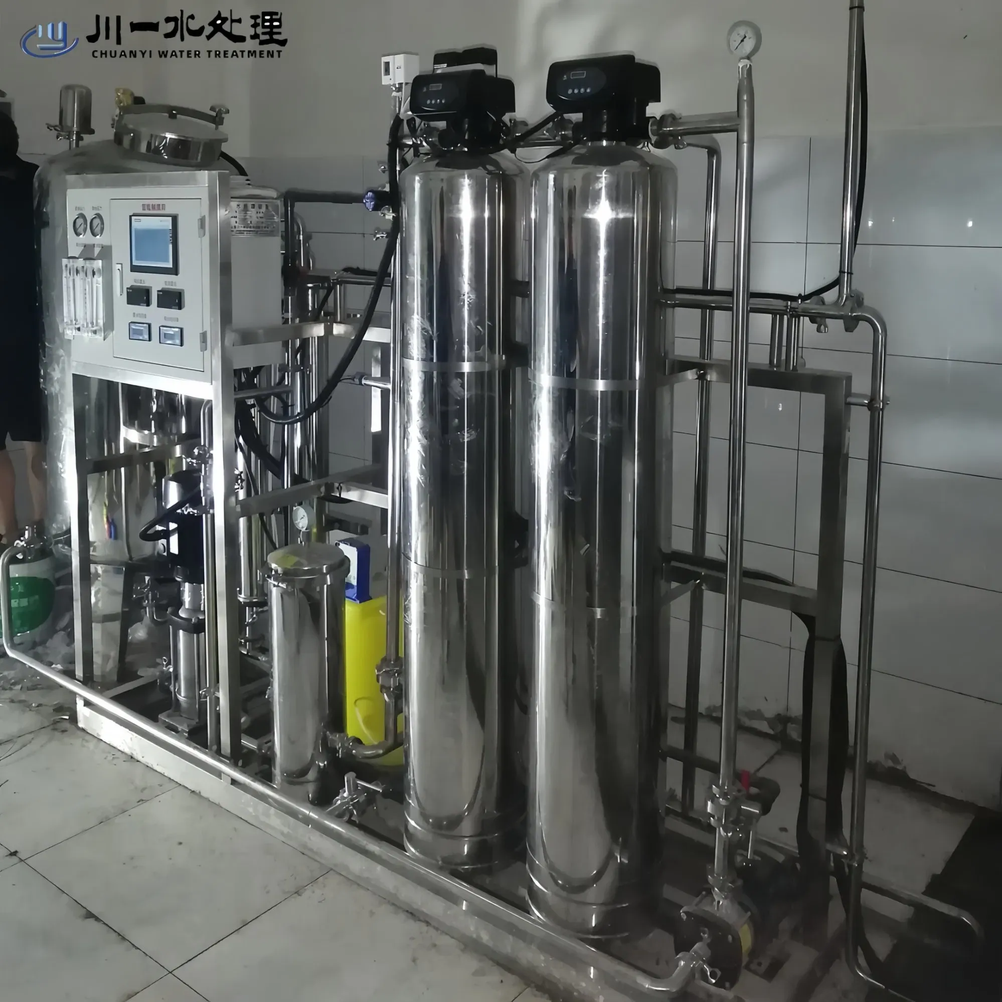 Система очистки воды 500LPH с обратным осмосом для отелей 6