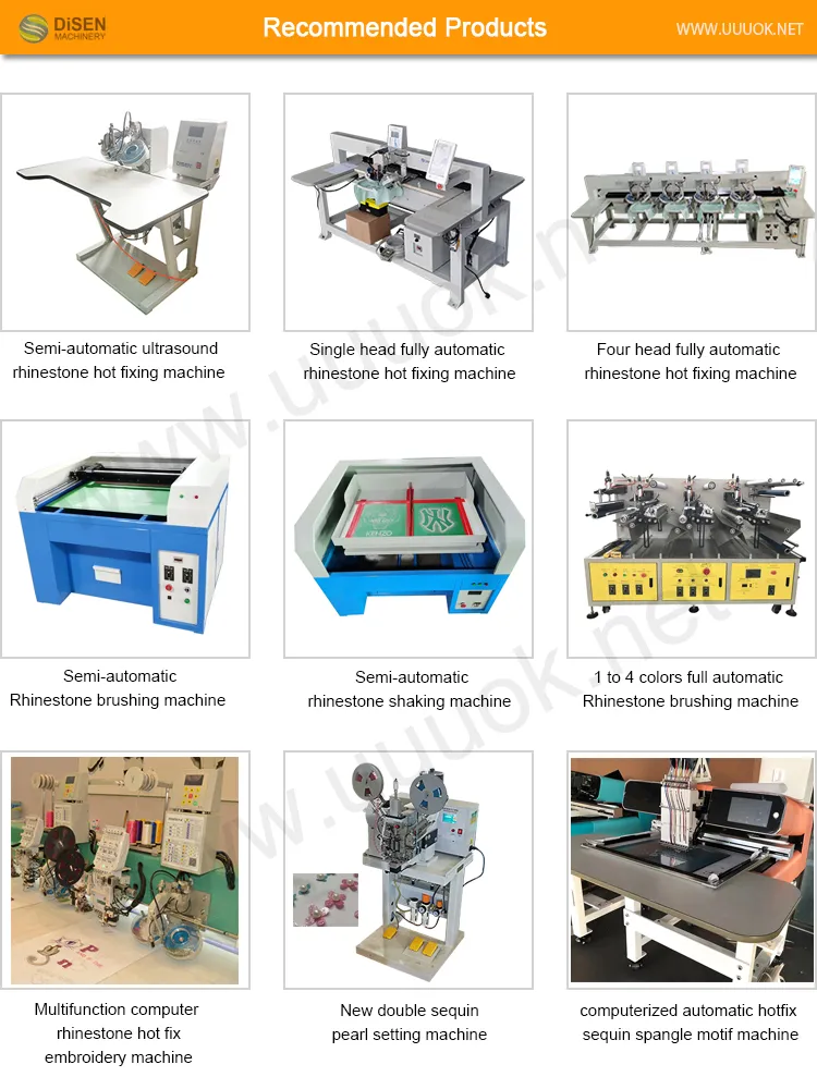 Автоматическая машина для маркировки с пайетками и шпоном 6