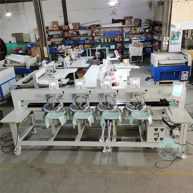 Автоматическая машина для маркировки с пайетками и шпоном 4