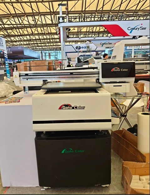 6040UV Плоский принтер с УФ Dtf печатью 5