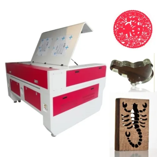 Профессиональный CO2 лазерный гравировальный и резательный станок для дерева, акрила, кожи