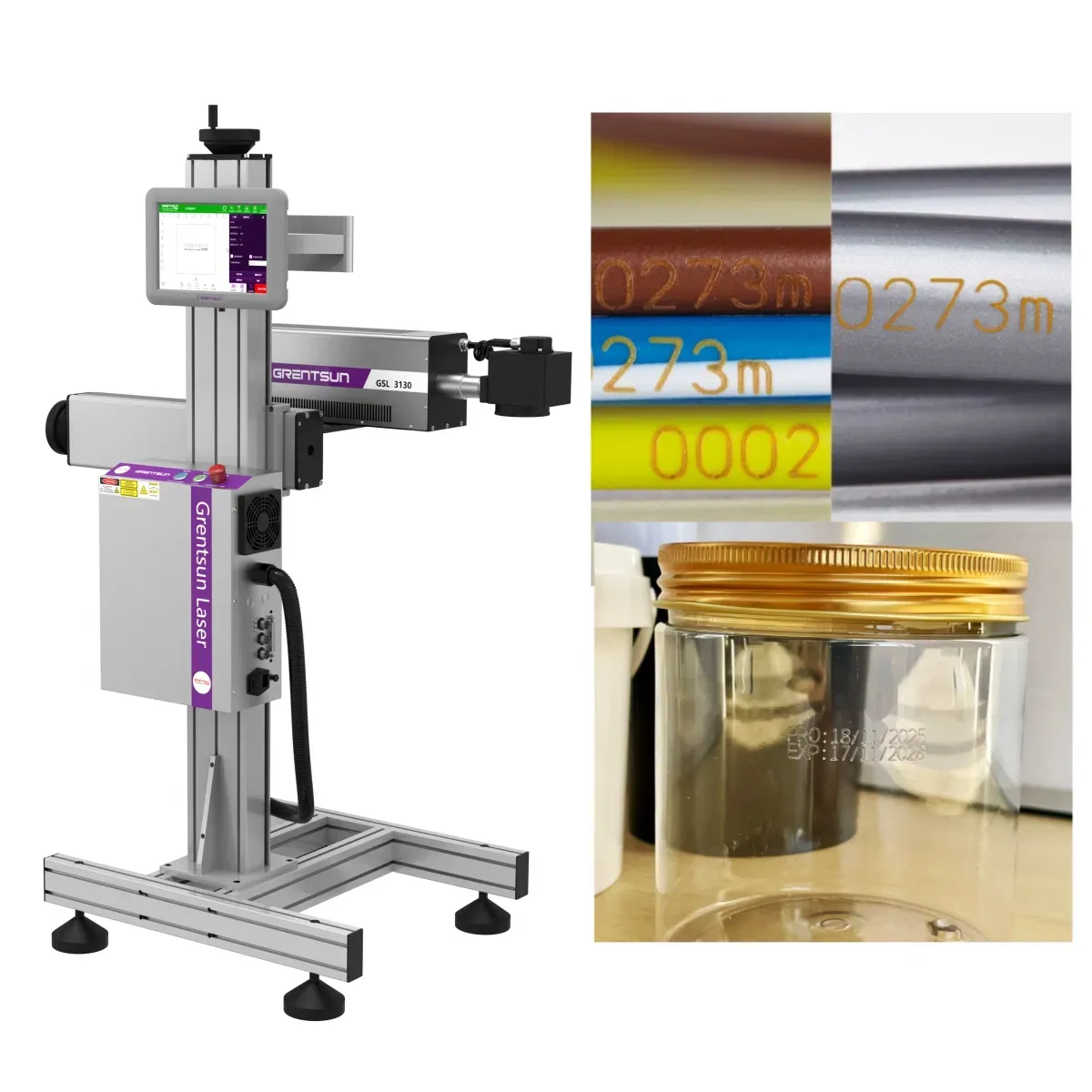 Профессиональный лазерный маркировочный принтер CO2 GSL3000