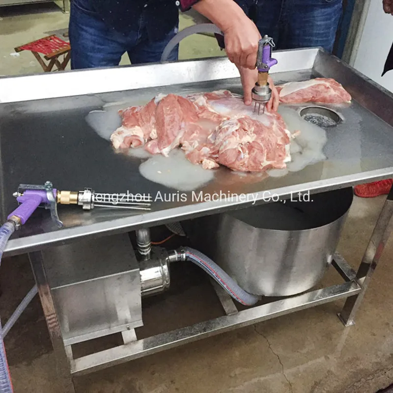 Профессиональная машина для инъекции соленой начинки для утиного и куриного мяса 5