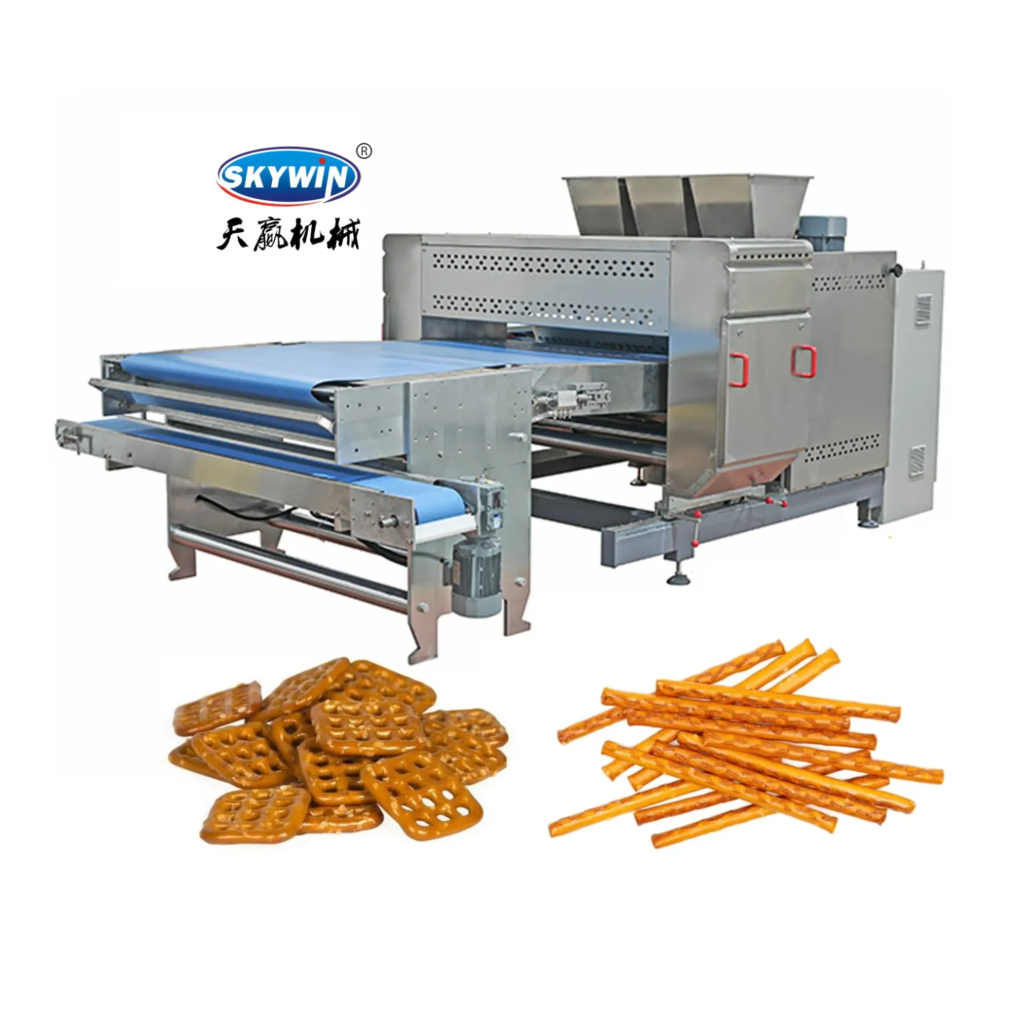 Автоматическая линия по производству щелочных кренделей и печенья